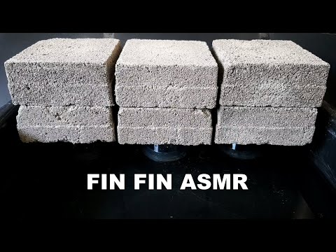 ASMR : Gritty Cement Blocks Dipping & Crumble in Water #281