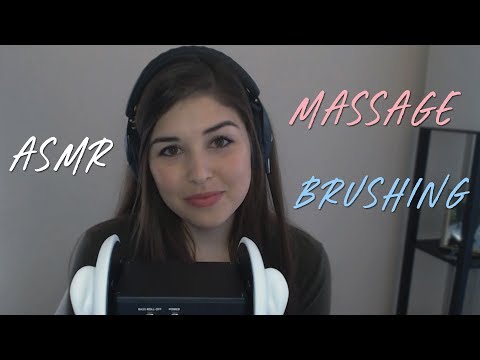 3DIO ASMR - Brushing, Massaging & Whispering ❤