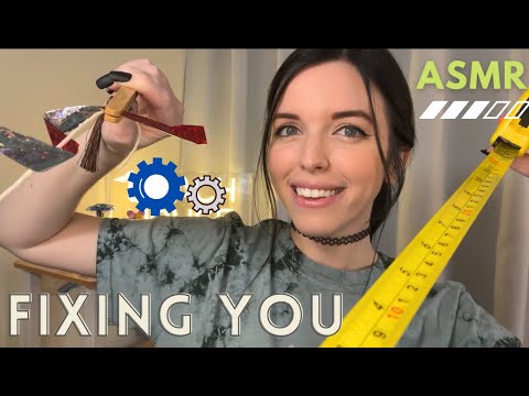Fixing You! (ASMR)🤖Pulling Out/Removal | Soft Spoken, Personal Attention RP, Measuring You, Tools