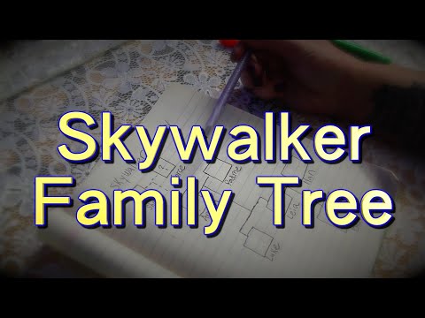 Drawing the Skywalker Family Tree [Whisper, Pen & Marker Sounds]