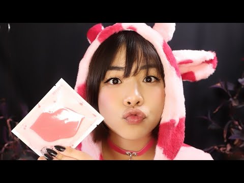 ASMR | Your Crush Compliments and Pampers You at a Sleepover!