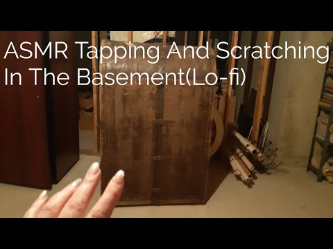 ASMR Tapping And Scratching In The Basement(Lo-fi)Whispered