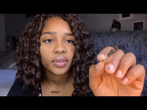 ASMR- UNPREDICTABLE AIR TRACING TINGLY WORDS AND SHAPES 👆🏽😴