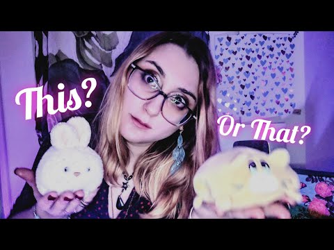 ASMR Decision Making... ✨Can You Choose? This or That? Fast Triggers 💜