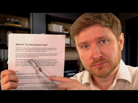 ASMR - ADHD & Personality testing, Psychologist roleplay