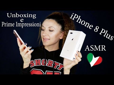 🇮🇹 iPhone 8 Plus Unboxing e Prime Impressioni * ASMR  ITA