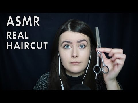 ASMR Real Haircut (Hair Brushing Sounds) Whispered | Chloë Jeanne ASMR
