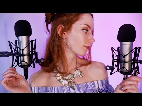 ASMR Reverb Whispers ~ Tracing Spelling & Clicky Mouth Sounds