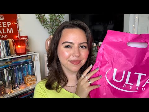 ASMR Ulta Haul | Makeup & Travel Essentials | Tapping, Crinkles, Makeup Triggers, and Whispering