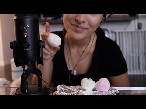 ASMR | EATING MOCHI ICE CREAM | No Talking | Soft, Chewy, Sticky Eating Sounds