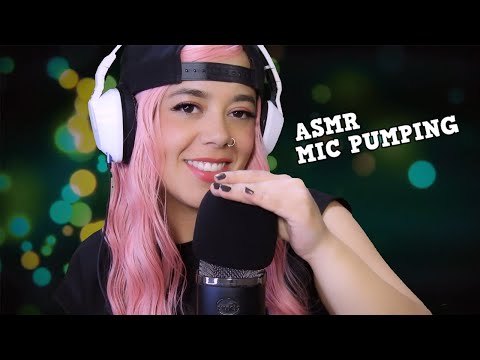 ASMR Intense Fast & Aggressive Mic Triggers | Pumping, Swirling, Tapping, Rubbing w/ Mouth Sounds
