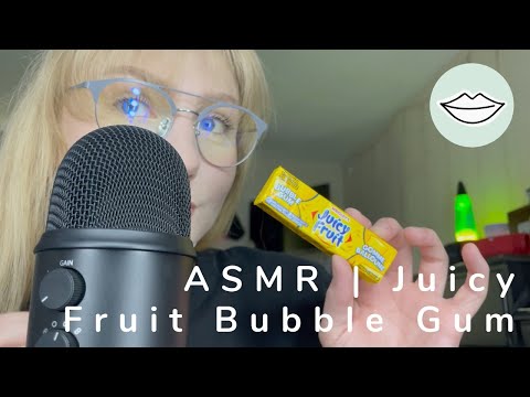 ASMR | Juicy Fruit Bubble Gum