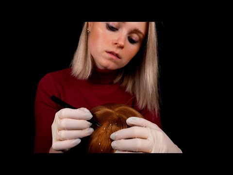ASMR | Plucking FLAKES and DANDRUFF from your scalp