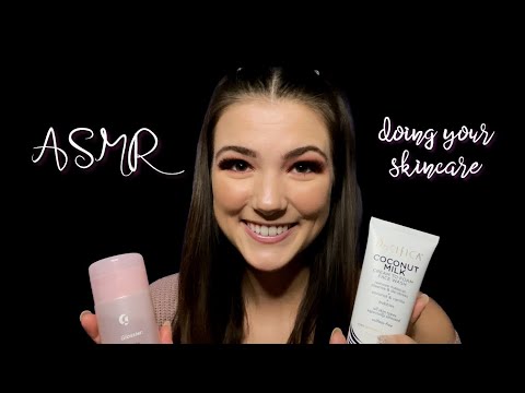 ASMR Taking Off Your Makeup and Doing Your Skincare (After Going Nowhere)