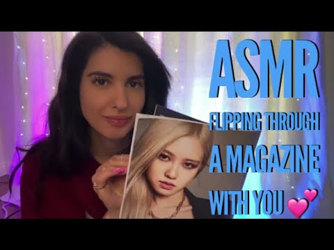 ASMR Flipping Through a Magazine with You (Whispered)