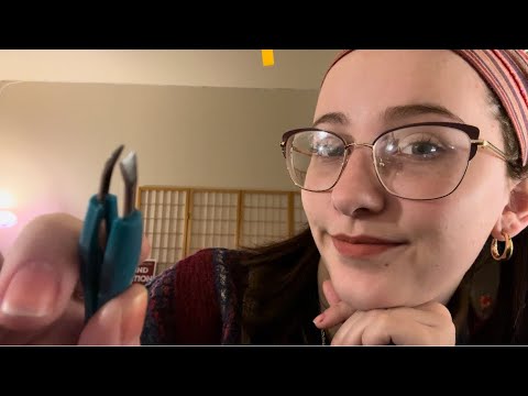 ASMR// Southern Lady Does Your Eyebrows// Personal attention+ close whispers+ face touching