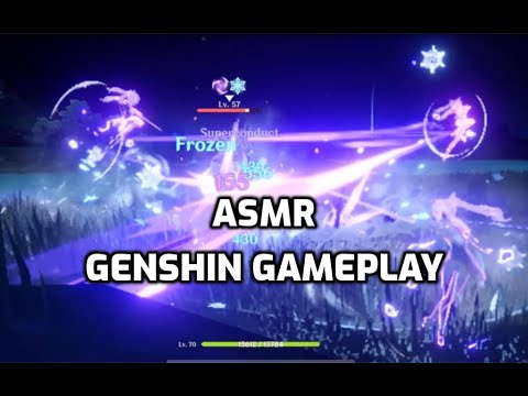 ASMR | Genshin Impact Gameplay w/ Mic Scratching, Tapping, Whispering