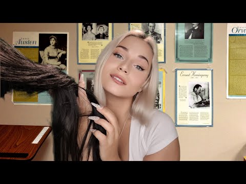 ASMR ✨Toxic Girl in the Back of the Class Plays With Your Hair ✨ (Roleplay, Personal Attention)