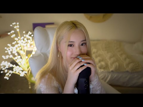 ASMR Rambles and Deep Triggers ❤️ (Scratching, Blowing, Mouth Sounds)