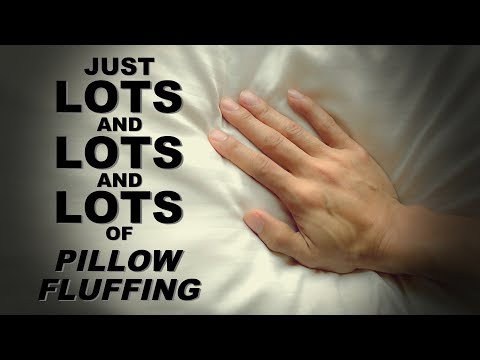 (Door Knock @ Beginning) Professional Pillow Fluffing Role Play (Audio Only) Binaural ASMR for Sleep