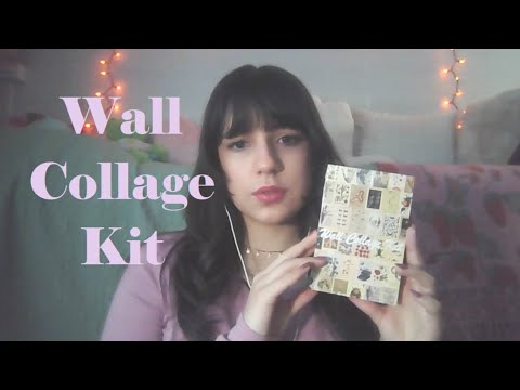 ASMR 🌷 Tracing Vintage Wall Collage Cards