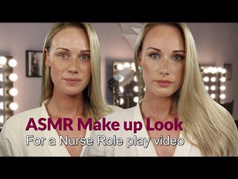 ASMR Make up Tutorial 💄 Get ready with me (for a Nurse Role Play Video)