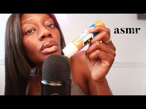 ASMR COVERING MY BLUE YETI IN TAPE AND GLUE + White Noise 👆🏾NO TALKING [Remove Headphones]