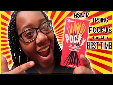 ASMR | TRYING POCKY's for the FIRST TIME