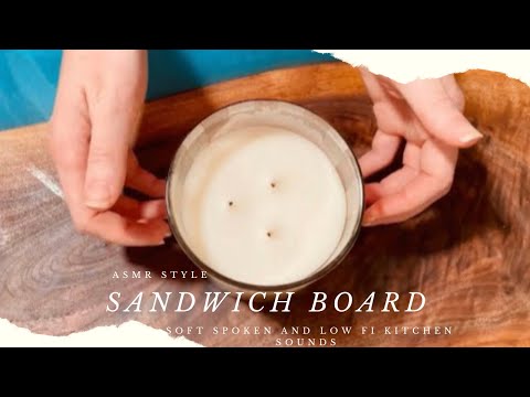 ASMR Cooking Session: Sandwich Platter Soft Spoken, Plastic Crinkles, Cooking Sounds