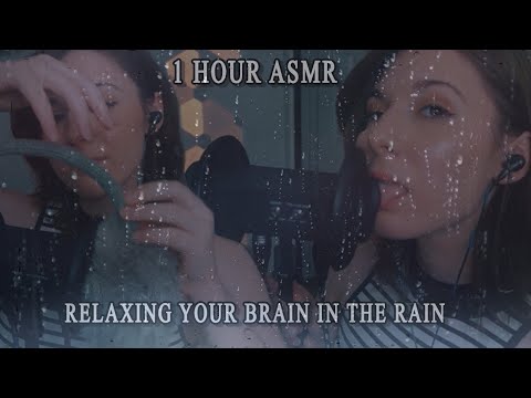 ASMR Relaxing Brain Tingles With Rain Sounds || 1 HOUR ASMR || Little To No Talking