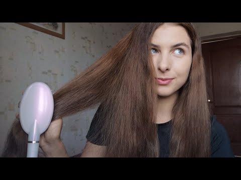 ASMR LONG HAIR BRUSHING + Hairbrush Triggers 😍