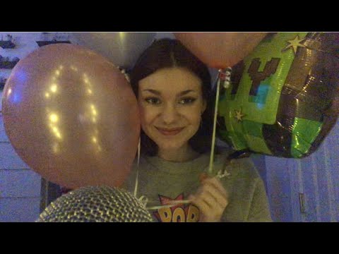 ASMR | Birthday Triggers! 💓🎂 | Whispering, Tapping, Tracing, etc.