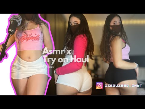 ASMR💕Spring weather edition Try On Haul💕with fabric and skin scratches!