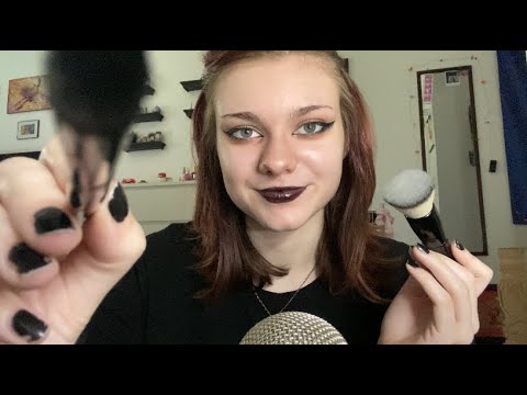 ASMR | Face Brushing & Personal Attention To Help You Sleep ☁️