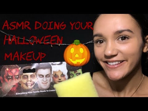 ASMR Doing your Halloween Makeup 👻