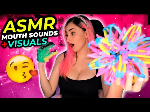 ASMR 👄 MOUTH SOUNDS INTENSOS y SUAVES + VISUALES relajantes 🌙 | @stherolive