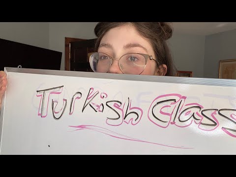 ASMR welcome to turkish class #4! (türkçe dersine hoşgeldiniz #4!) (teacher roleplay) (öğretmen)