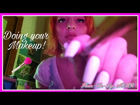 Lo-Fi ASMR 🤫NO TALKING🤫 | Doing your MAKEUP! 💄| Application DIRECTLY on CAMERA 📹 + NAILS TAPPING 💅🏻