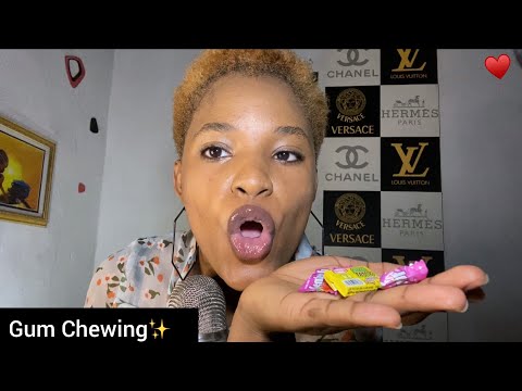 ASMR GUM CHEWING With Attitude 😅 No Talking!