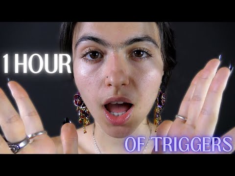 ASMR || 1HR of all black triggers (no talking)