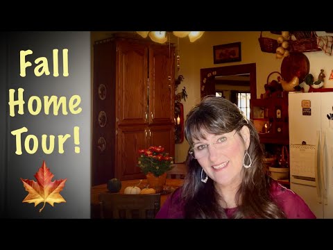 ASMR Autumn Open House! Whole house tour with fall decorating! Soft spoken only. Thanksgiving ready!