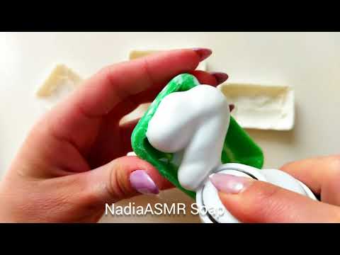 Crushing soap boxes with foam!ASMR soap plates!Satisfaction ASMR video.