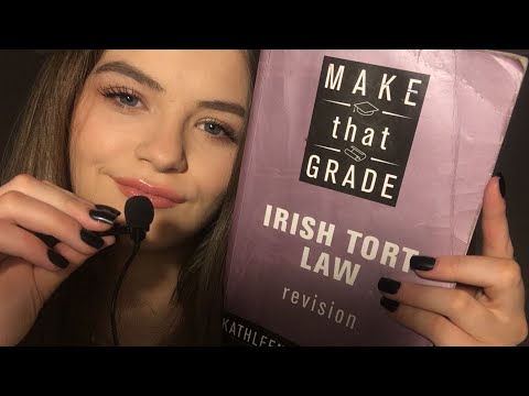 📚ASMR-Inaudible & Unintelligible Reading Law Book, Page Flipping, Cover tapping, Sheet Scratching📚