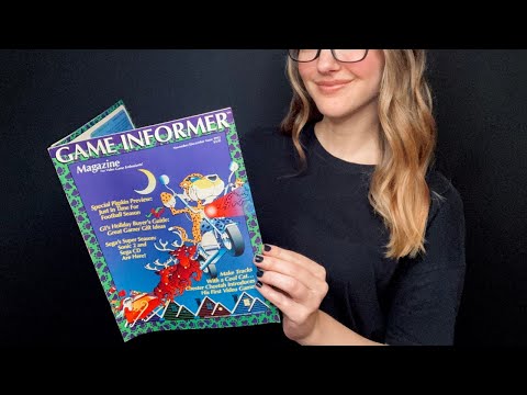 ASMR Reading Game Informer Magazine - Holiday Edition l Soft Spoken, Vintage Magazine
