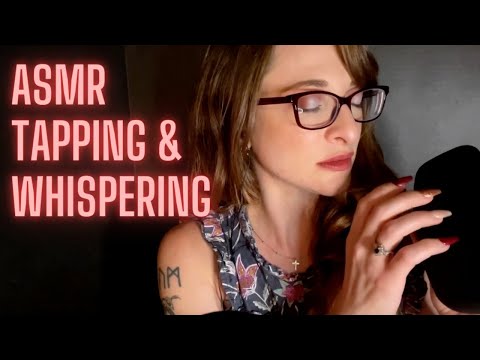ASMR Tapping & Whispering Fake Nails