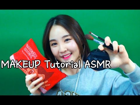 korean한국어asmr/데일리 메이크업/makeup tutorial/whispering/binaural