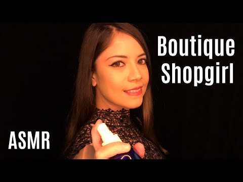 ASMR Shopgirl Helps You Select Gifts for Your Girlfriend (Role Play, Spray Sounds, Soft Spoken)
