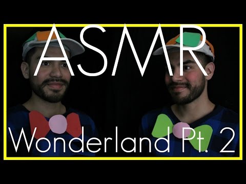 3D ASMR - Alice In Wonderland Part 2 | Tweedledee & Tweedledum (Inaudible, Ear to Ear Male Whisper)