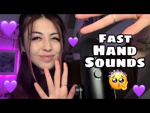 ASMR fast and aggressive hand sounds and hand movements 👋💤