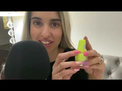 ASMR Haul and Show & Tell - Nail Stuff (Whispered with Tapping and Paper Sounds)